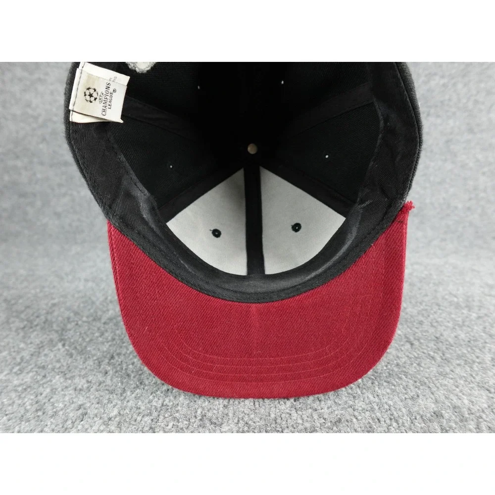 FC Barcelona UEFA Champions League‎ Snapback Hat Black Red Football Soccer
